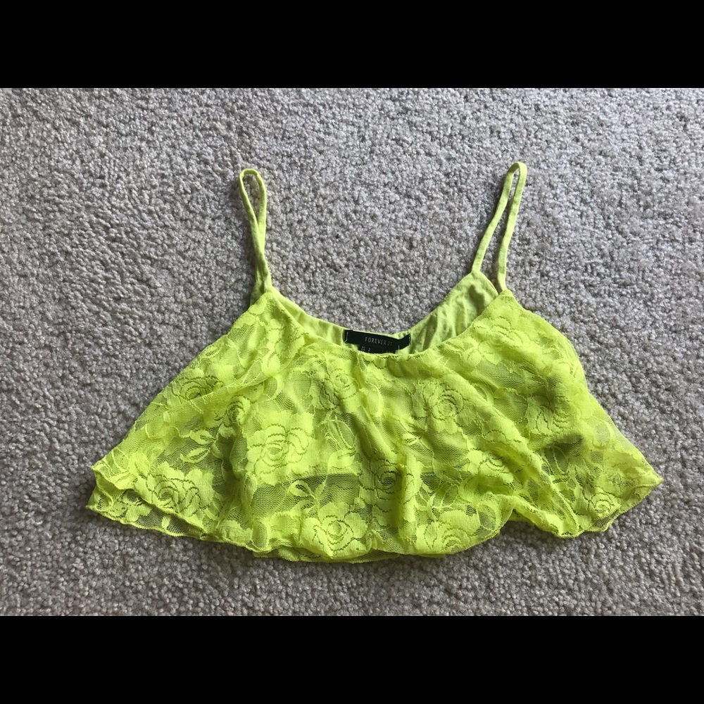 Forever 21- crop knit top